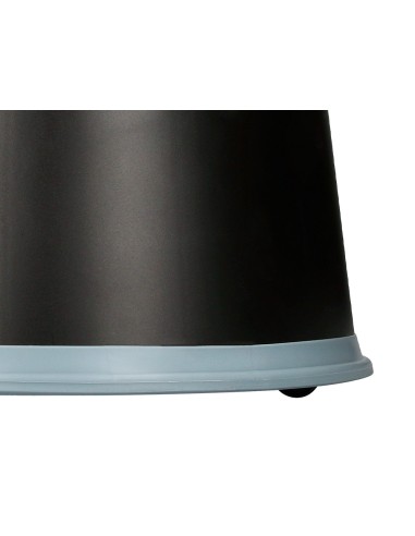 Taburete q connect ruedas retractiles tres ruedas dos niveles color negro