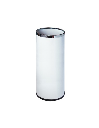 Paraguero metalico 301 blanco aros cromados 50x215 cm