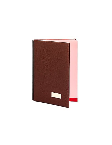 Portafirmas pardo 0875 burdeos 18 departamentos