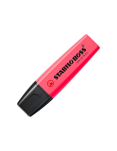 Rotulador stabilo boss fluorescente 70 rosa