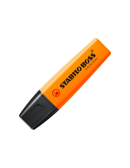 Rotulador stabilo boss fluorescente 70 naranja