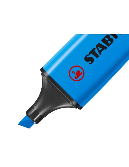 Rotulador stabilo boss fluorescente 70 azul