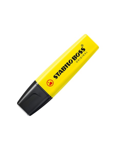 Rotulador stabilo boss fluorescente 70 amarillo
