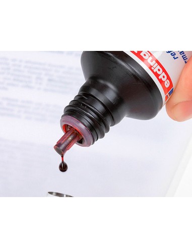Tinta rotulador edding t 100 negro frasco de 100 ml
