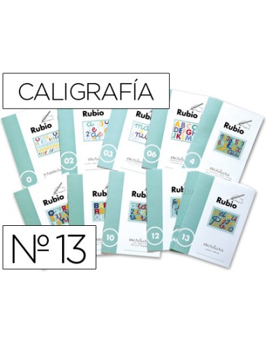 Cuaderno rubio caligrafia nº 13