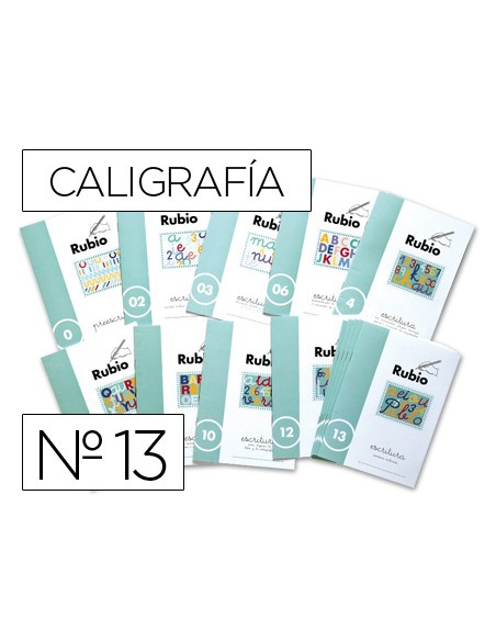 Cuaderno rubio caligrafia nº 13