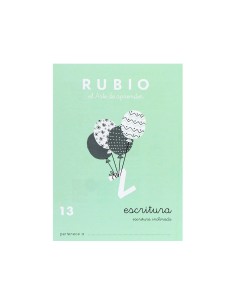 Cuaderno rubio caligrafia nº 13