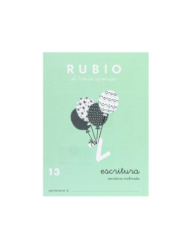 Cuaderno rubio caligrafia nº 13