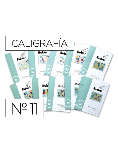 Cuaderno rubio caligrafia nº 11