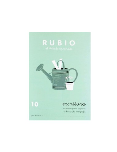 Cuaderno rubio caligrafia nº 10