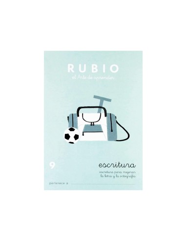 Cuaderno rubio caligrafia nº 9