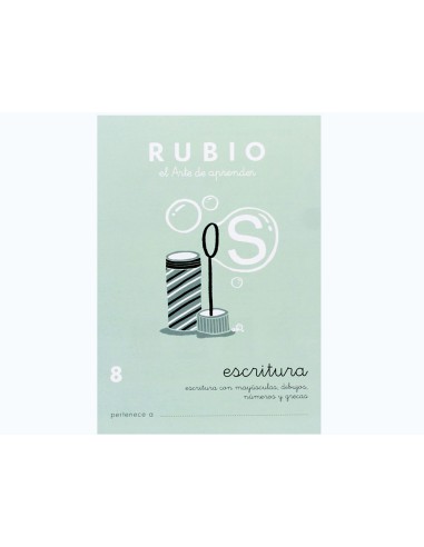 Cuaderno rubio caligrafia nº 8