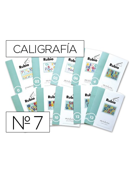 Cuaderno rubio caligrafia nº 7