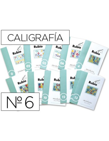 Cuaderno rubio caligrafia nº 6