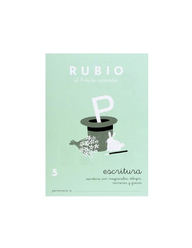 Cuaderno rubio caligrafia nº 5