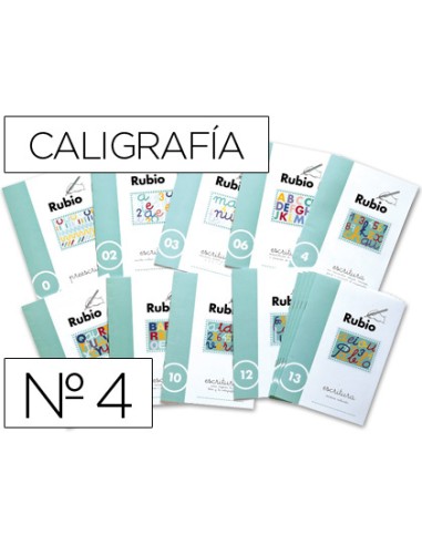 Cuaderno rubio caligrafia nº 4