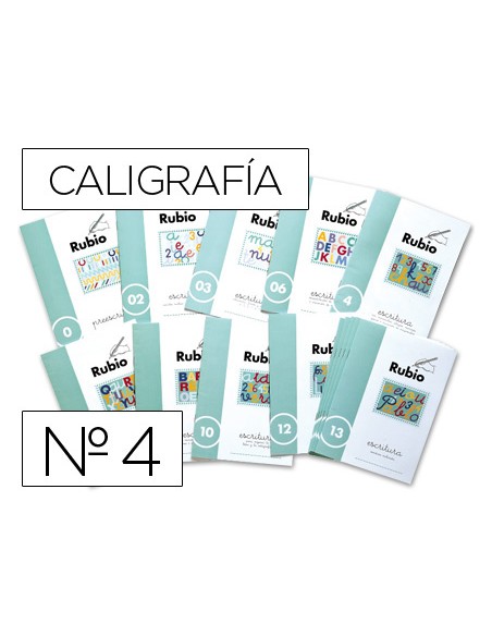 Cuaderno rubio caligrafia nº 4