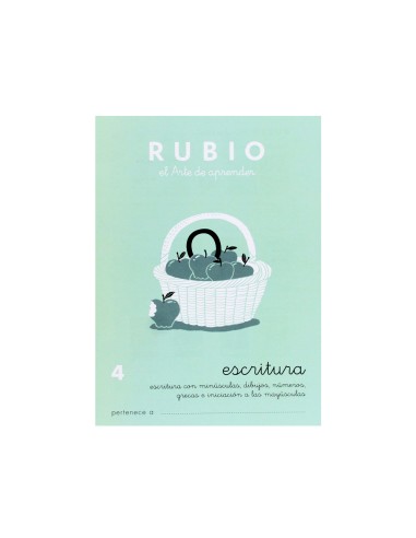 Cuaderno rubio caligrafia nº 4