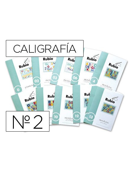 Cuaderno rubio caligrafia nº 2