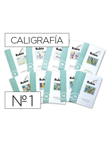 Cuaderno rubio caligrafia nº 1