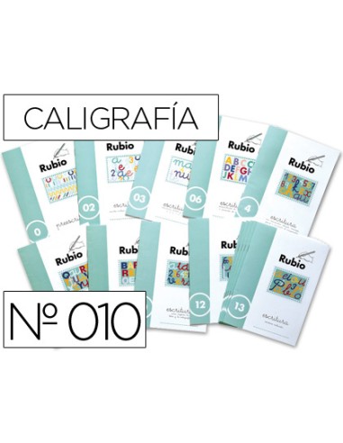Cuaderno rubio caligrafia nº 010