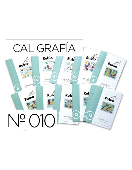 Cuaderno rubio caligrafia nº 010