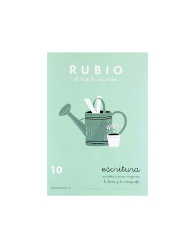 Cuaderno rubio caligrafia nº 010