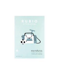 Cuaderno rubio caligrafia nº 09