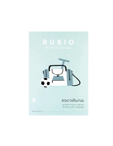 Cuaderno rubio caligrafia nº 09