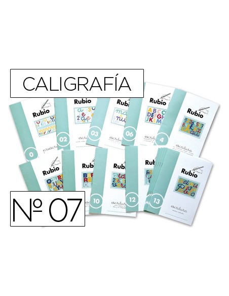 Cuaderno rubio caligrafia nº 07