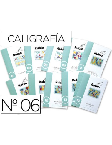 Cuaderno rubio caligrafia nº 06