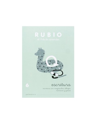 Cuaderno rubio caligrafia nº 06