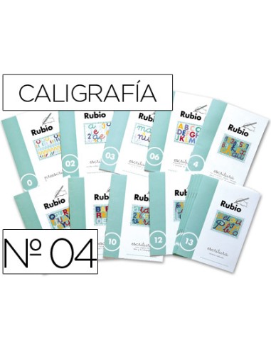 Cuaderno rubio caligrafia nº 04