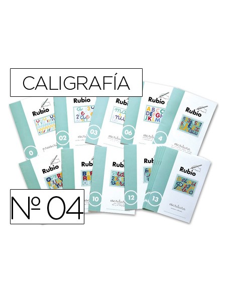Cuaderno rubio caligrafia nº 04