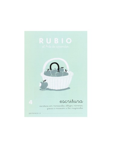 Cuaderno rubio caligrafia nº 04