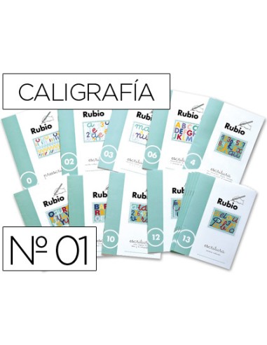 Cuaderno rubio caligrafia nº 01