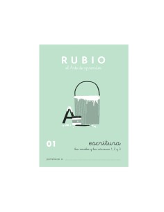 Cuaderno rubio caligrafia nº 01