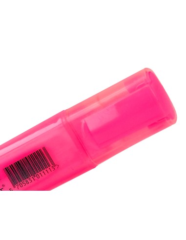 Rotulador q connect fluorescente rosa punta biselada