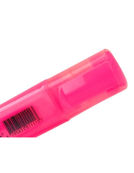Rotulador q connect fluorescente rosa punta biselada