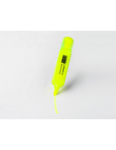 Rotulador q connect fluorescente amarillo punta biselada