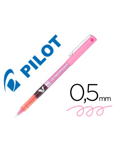 Rotulador pilot punta aguja v 5 rosa 05 mm