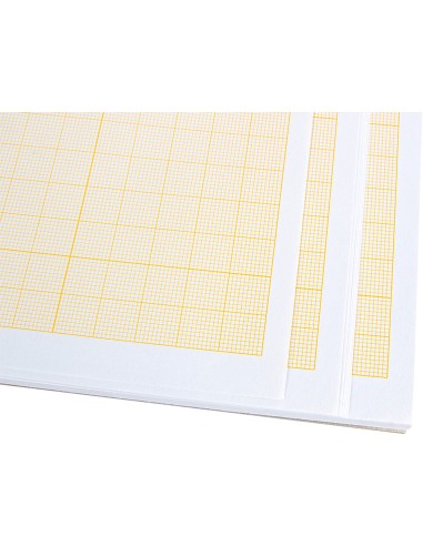 Bloc papel milimetrado liderpapel encolado 297x420mm 50 hojas 80g m2