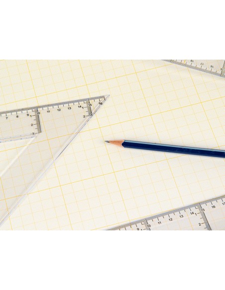 Bloc papel milimetrado liderpapel encolado 297x420mm 50 hojas 80g m2