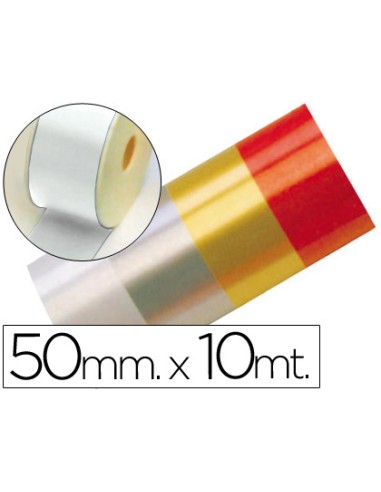 Cinta fantasia 10 mt x 50 mm blanco