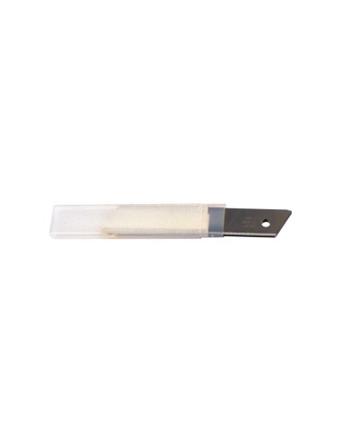 Repuesto cuter estrecho metalico q connect 05x9 mm blister de 10 cuchillas