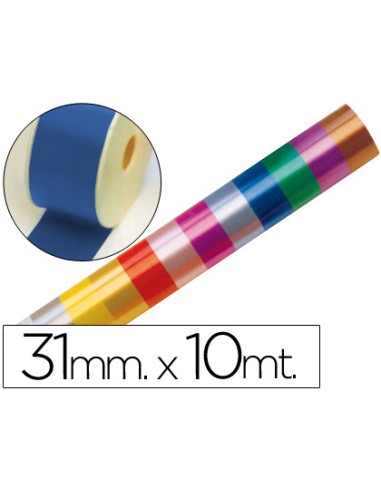 Cinta fantasia 10 mt x 31 mm azul