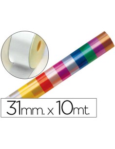 Cinta fantasia 10 mt x 31 mm blanco