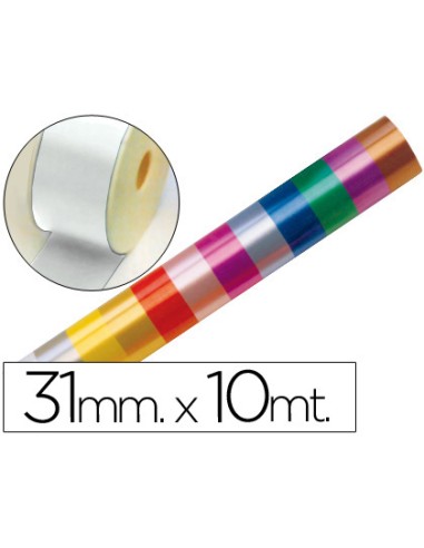 Cinta fantasia 10 mt x 31 mm blanco