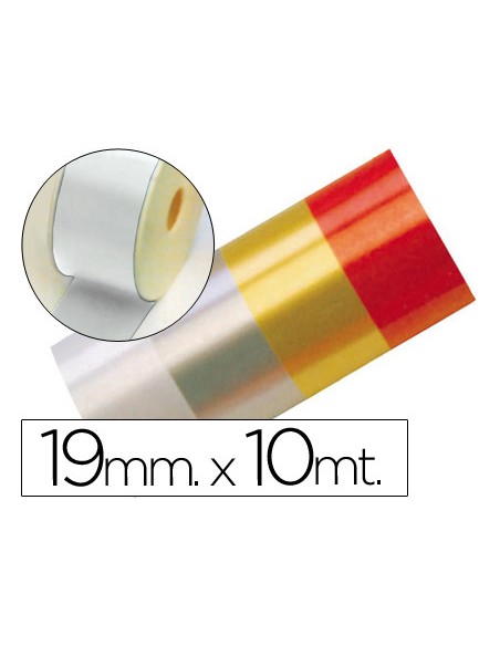 Cinta fantasia 10 mt x 19 mm blanco