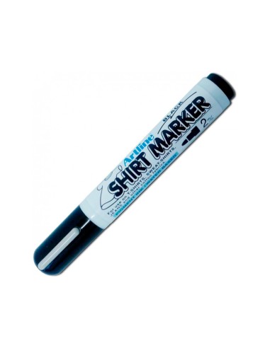Rotulador artline camiseta ekt 2 negro punta redonda 2 mm para uso en camisetas